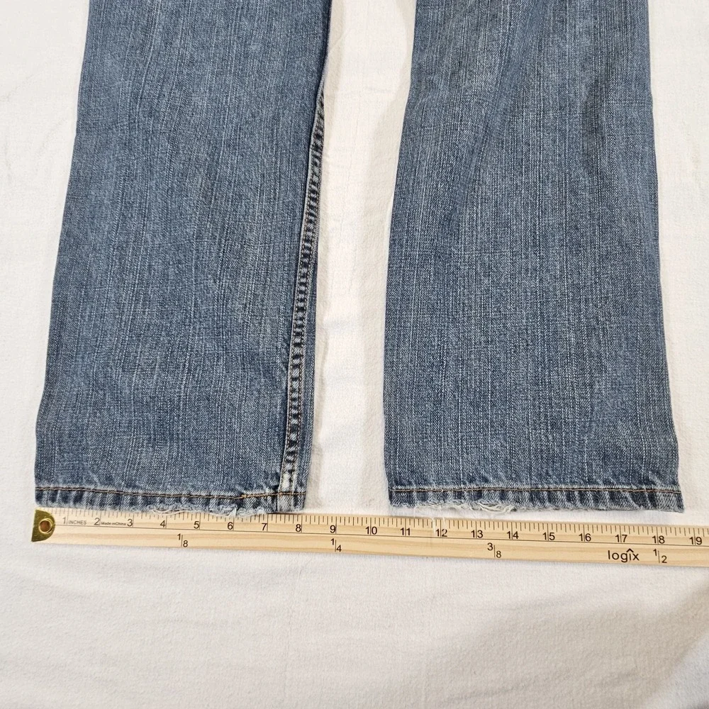 Levis 559 Jeans Mens 33 34 Straight Leg Blue Denim Relaxed Fit Medium Wash‎
